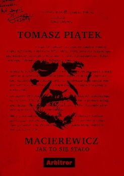 Macierewicz jak to się stało Obálka knihy